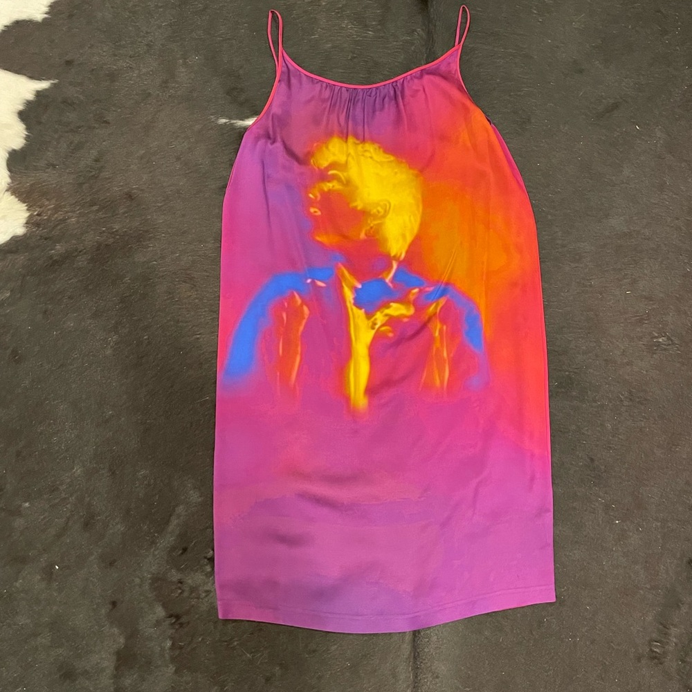 Dries Van Noten Psychedelic Slip Dress